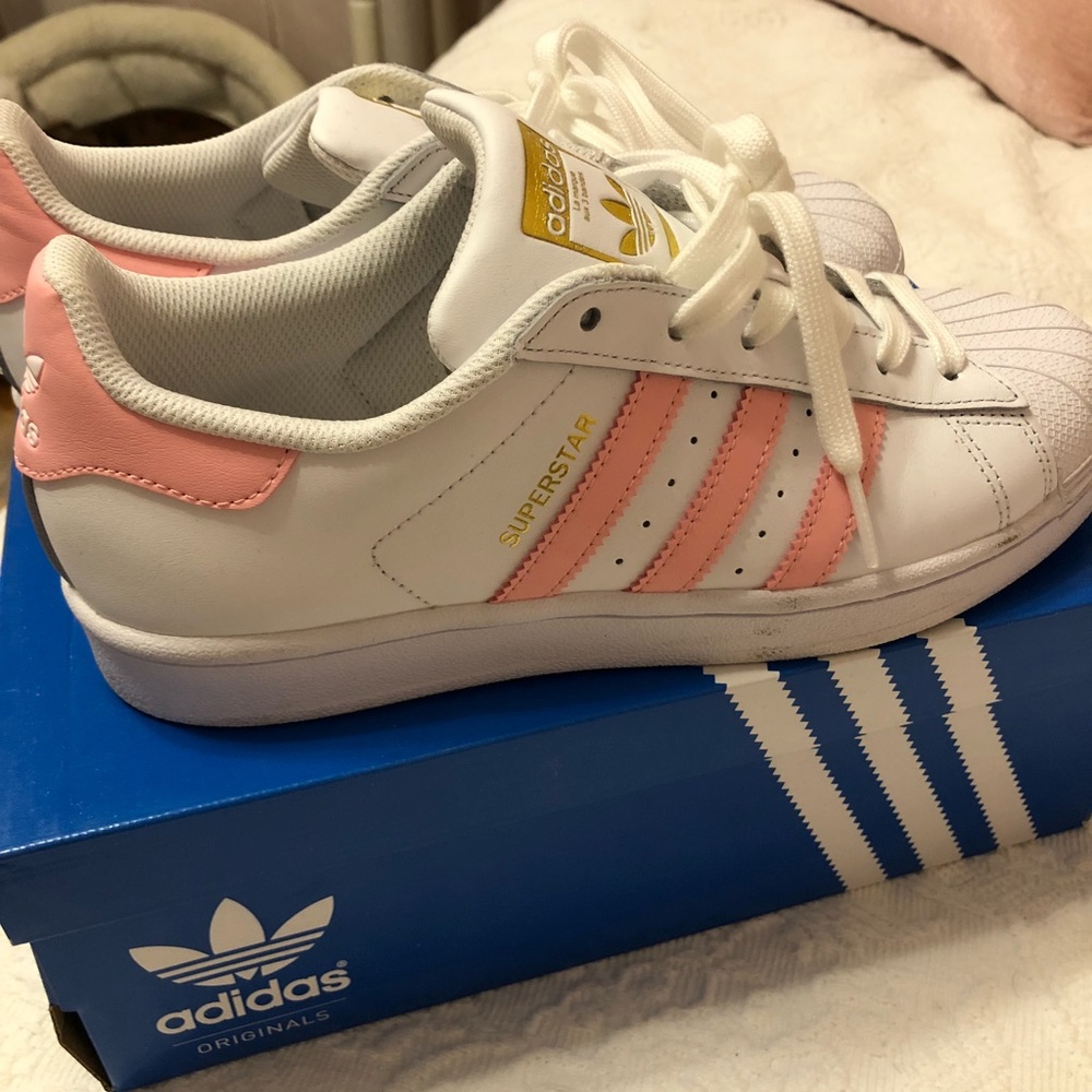 Adidas Superstar Original Pink Stripes